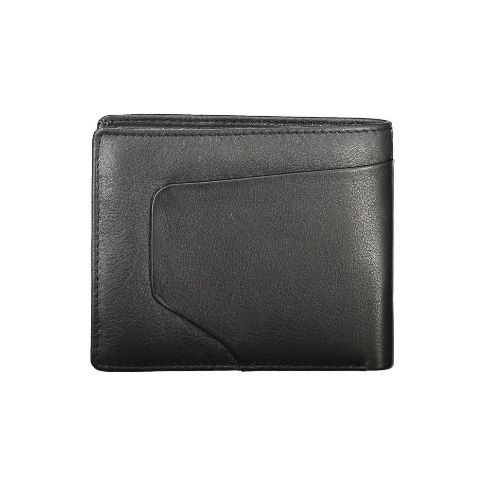 Piquadro Black Leather Men Wallet Piquadro