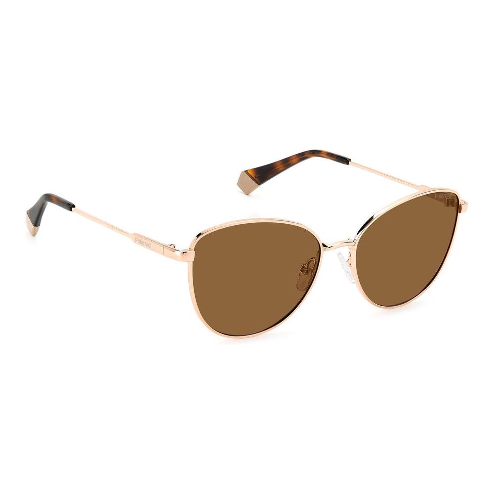 Polaroid Gold Metal Sunglasses Polaroid