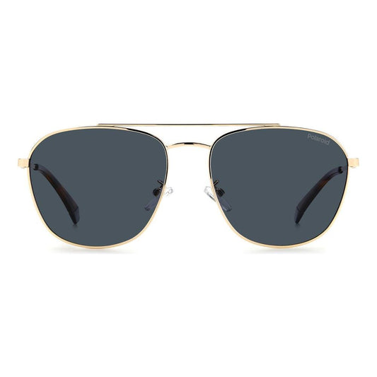 Polaroid Gold Stainless Steel Sunglasses Polaroid