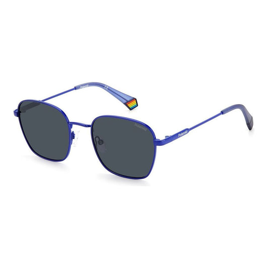 Polaroid Blue Stainless Steel Sunglasses Polaroid