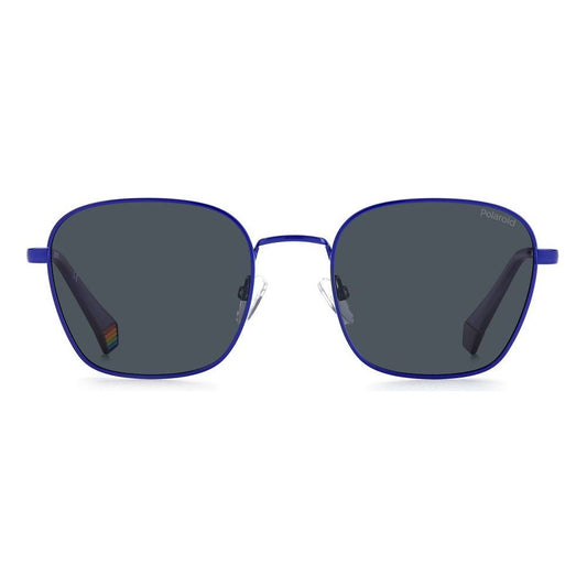 Polaroid Blue Stainless Steel Sunglasses Polaroid