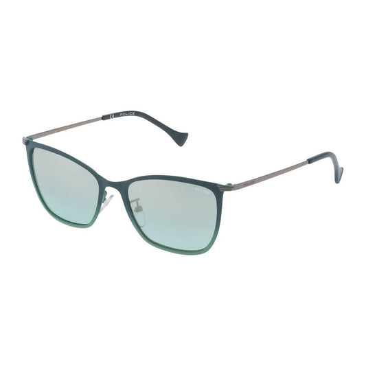 Police Green Metal Sunglasses Police