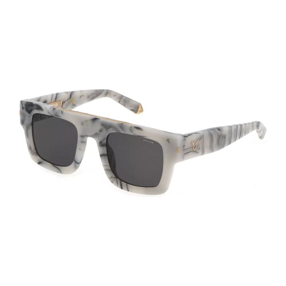 Police White Acetate Sunglasses Police