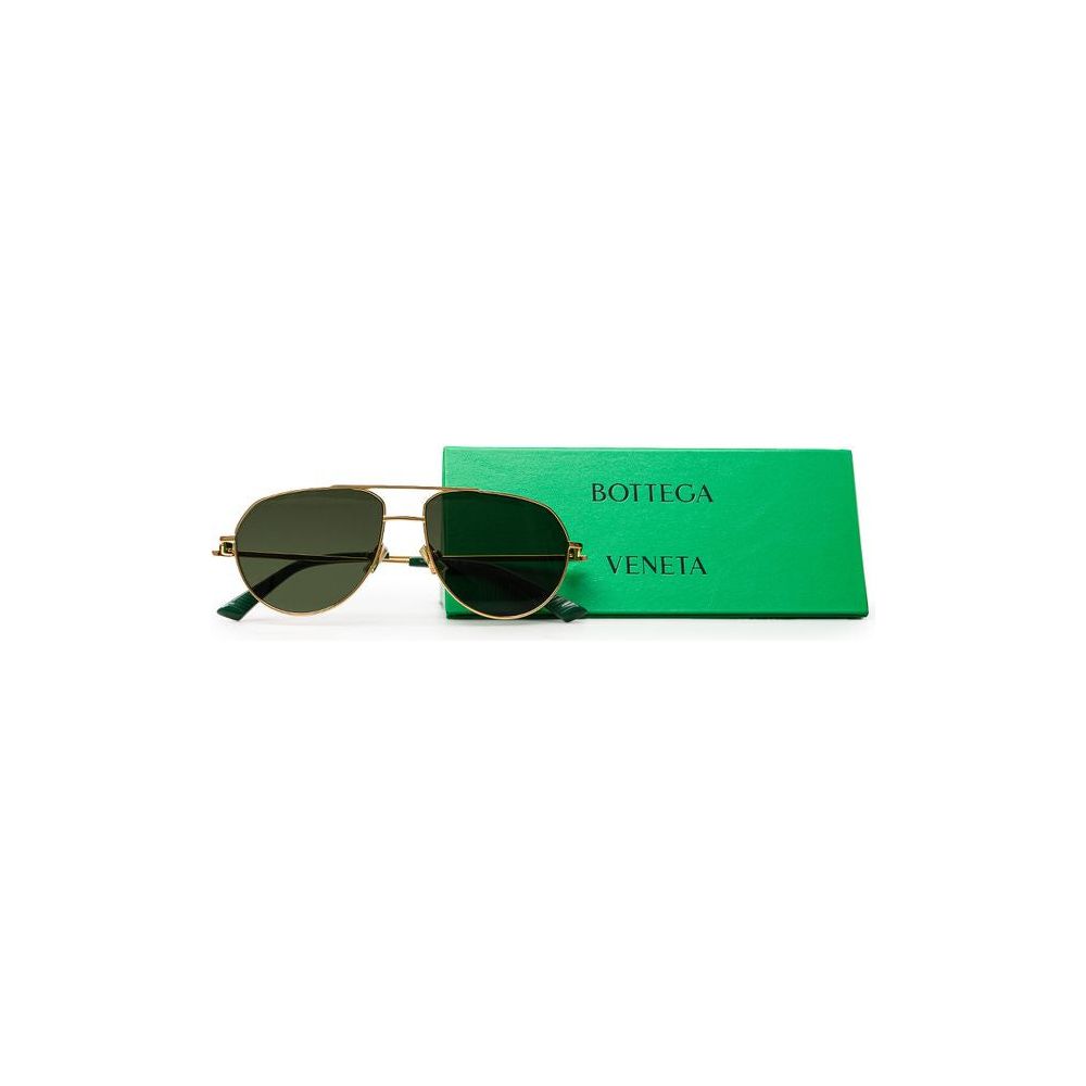 Bottega Veneta Gold Metal Sunglasses Bottega Veneta