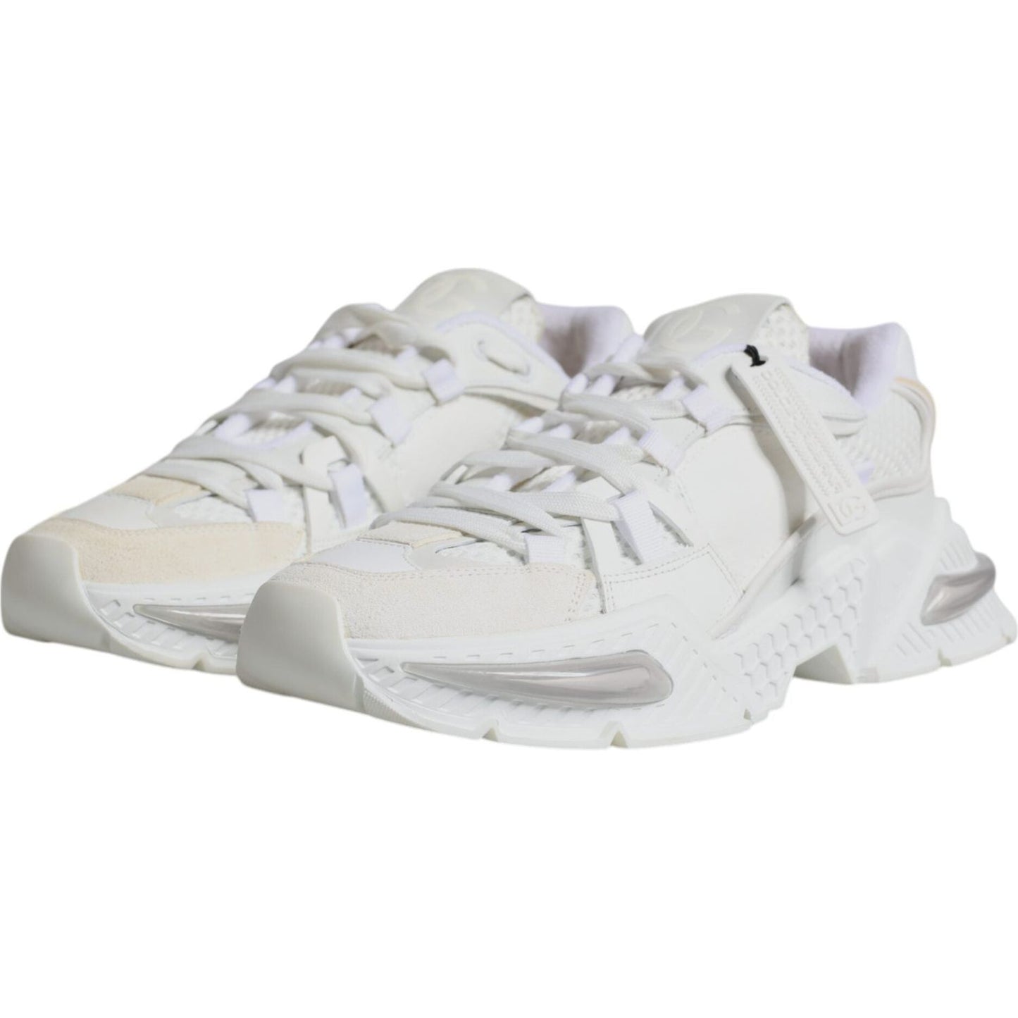 Dolce & Gabbana White Airmaster Low Top Men Sneakers Shoes Dolce & Gabbana