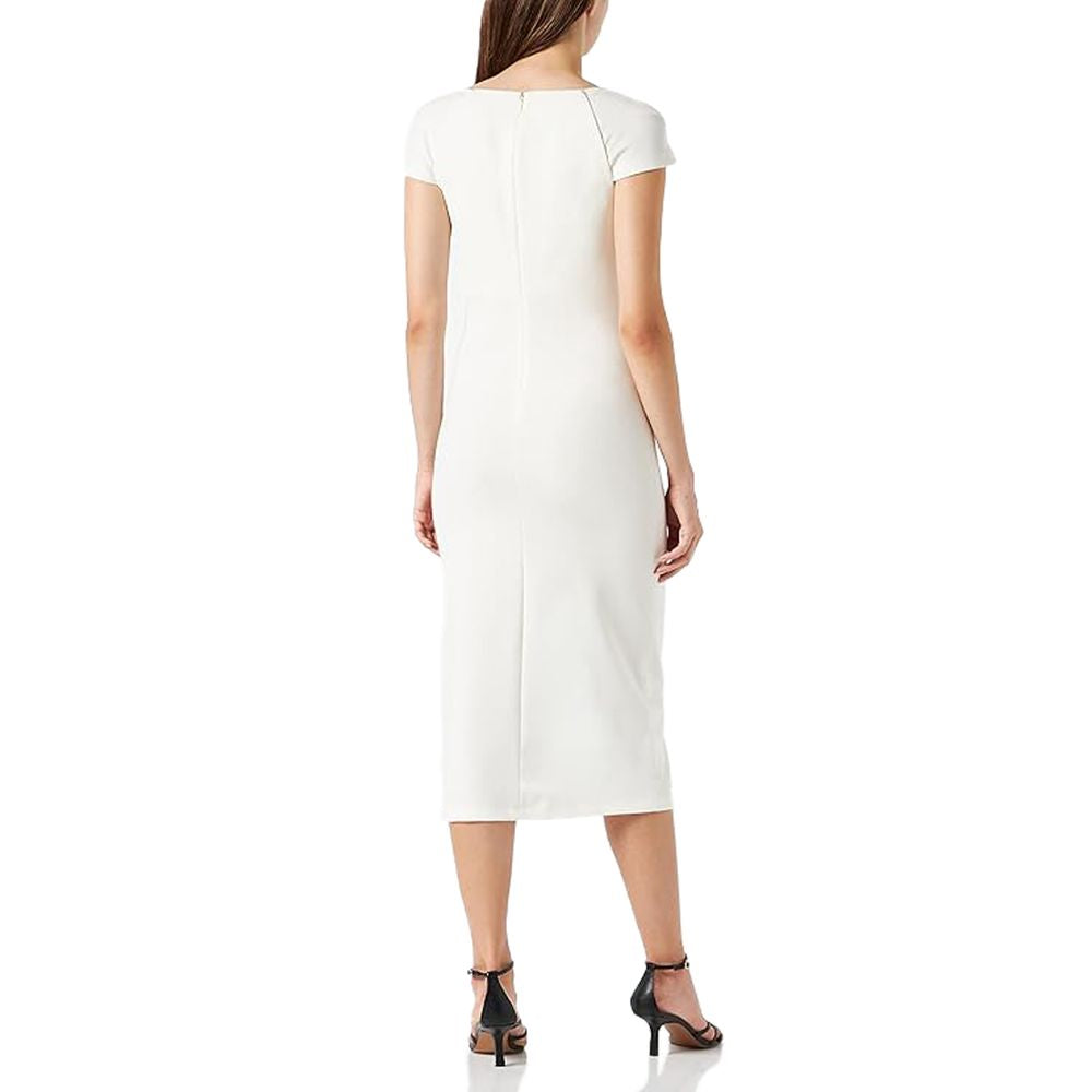 PINKO White Viscose Dress PINKO