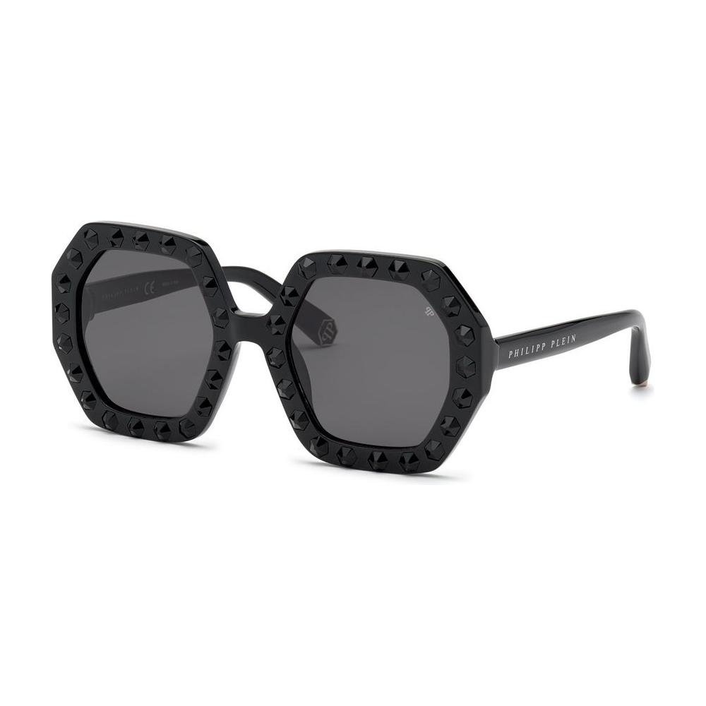 Philipp Plein Black Acetate Sunglasses Philipp Plein