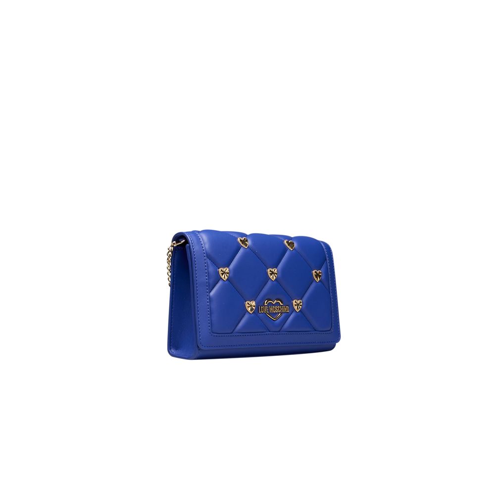 Love Moschino Blue Polyethylene Crossbody Bag Love Moschino