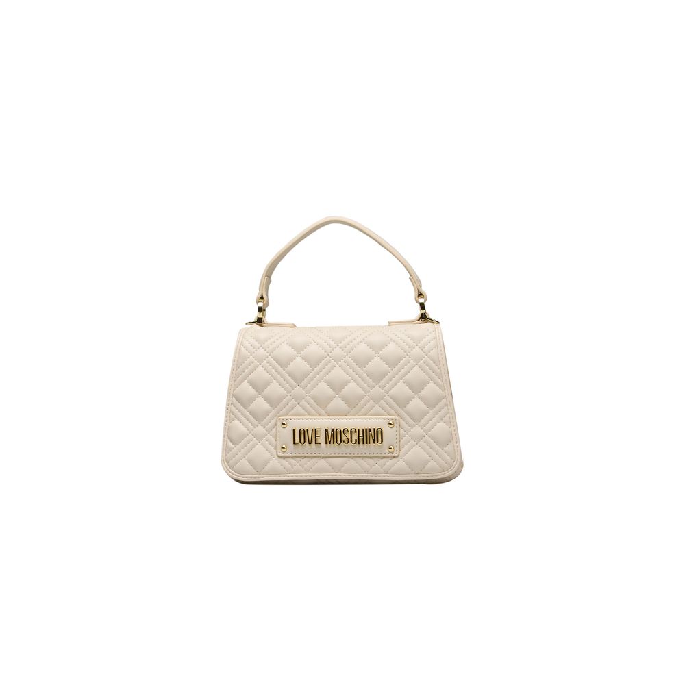 Love Moschino Beige Polyethylene Handbag Love Moschino