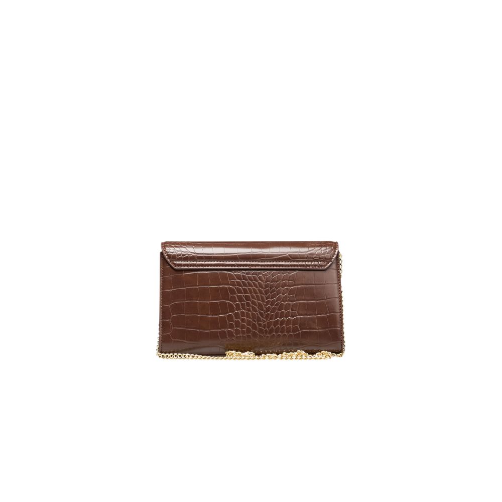 Love Moschino Brown Polyethylene Crossbody Bag Love Moschino