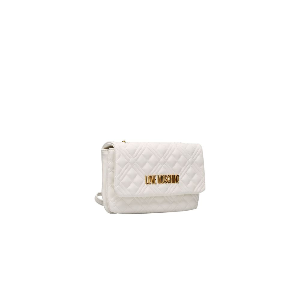 Love Moschino White Polyethylene Crossbody Bag Love Moschino