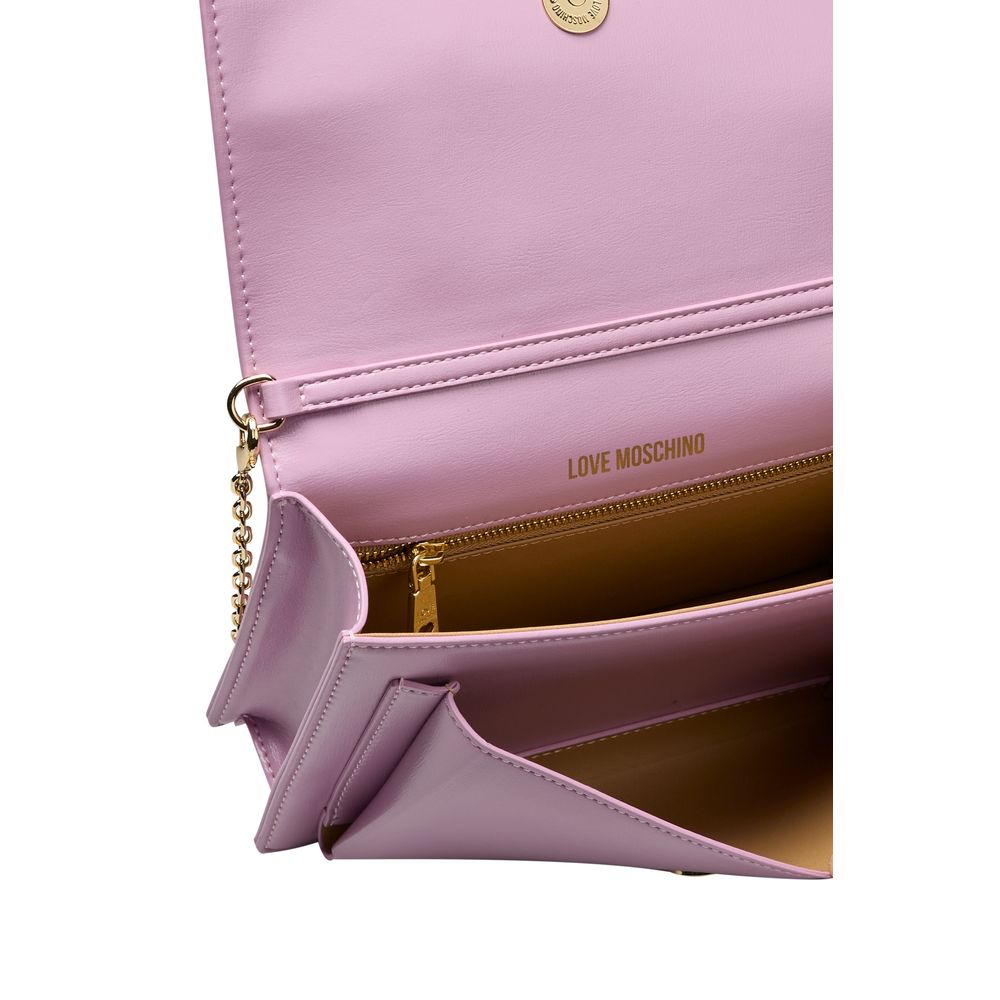 Love Moschino Purple Polyethylene Crossbody Bag Love Moschino