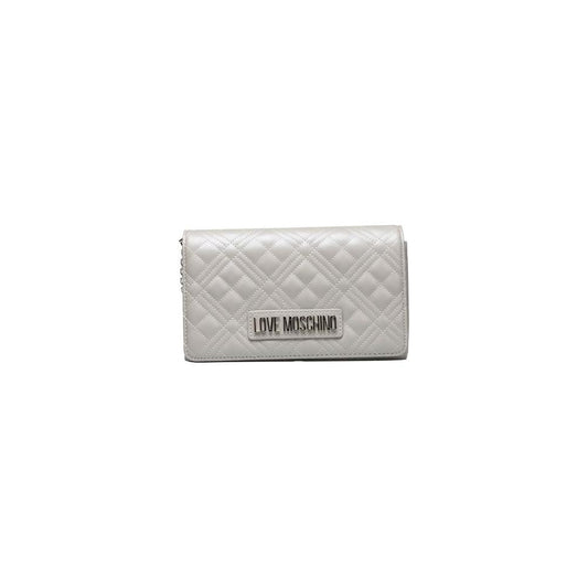 Love Moschino Silver Polyethylene Crossbody Bag Love Moschino