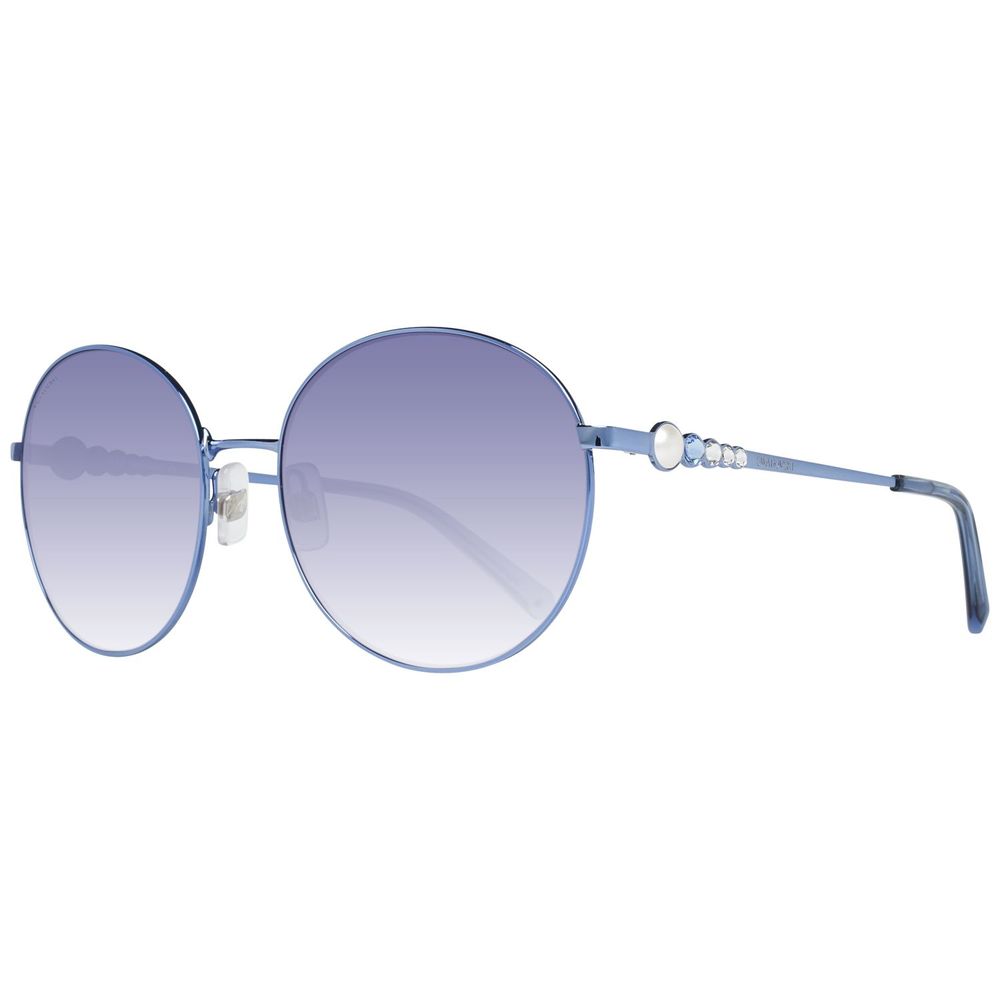 Swarovski Blue Metal Sunglasses Swarovski