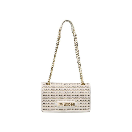 Love Moschino White Polyethylene Crossbody Bag Love Moschino