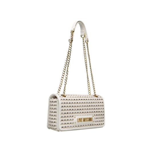 Love Moschino White Polyethylene Crossbody Bag Love Moschino