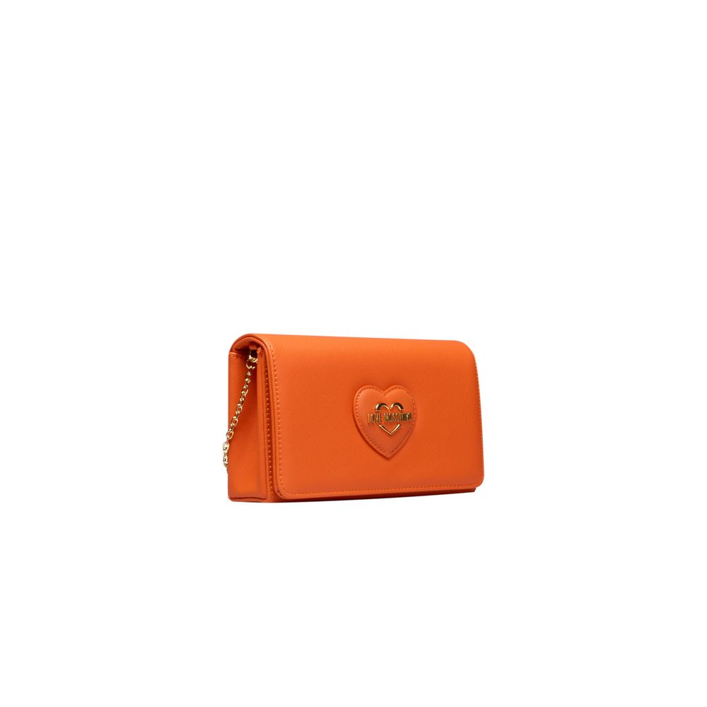 Love Moschino Orange Polyethylene Crossbody Bag Love Moschino