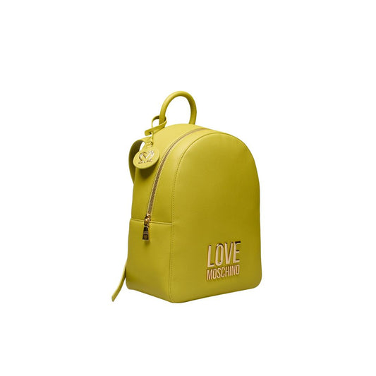 Love Moschino Yellow Polyethylene Backpack Love Moschino