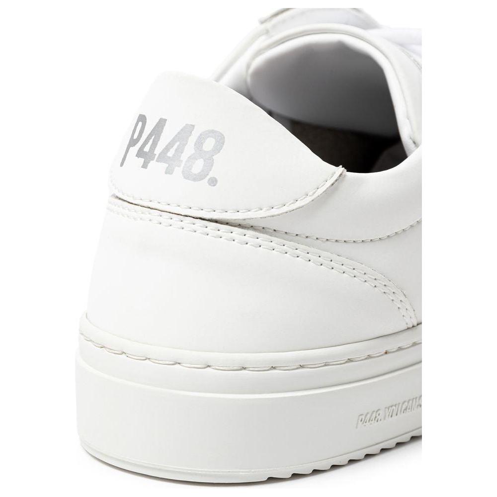 P448 White Leather Sneaker P448