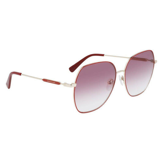 Longchamp Red Metal Sunglasses Longchamp