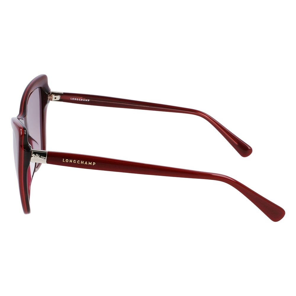 Longchamp Red Acetate Sunglasses Longchamp