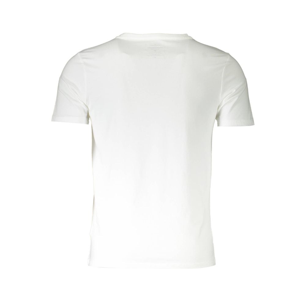 Aeronautica Militare White Cotton T-Shirt Aeronautica Militare