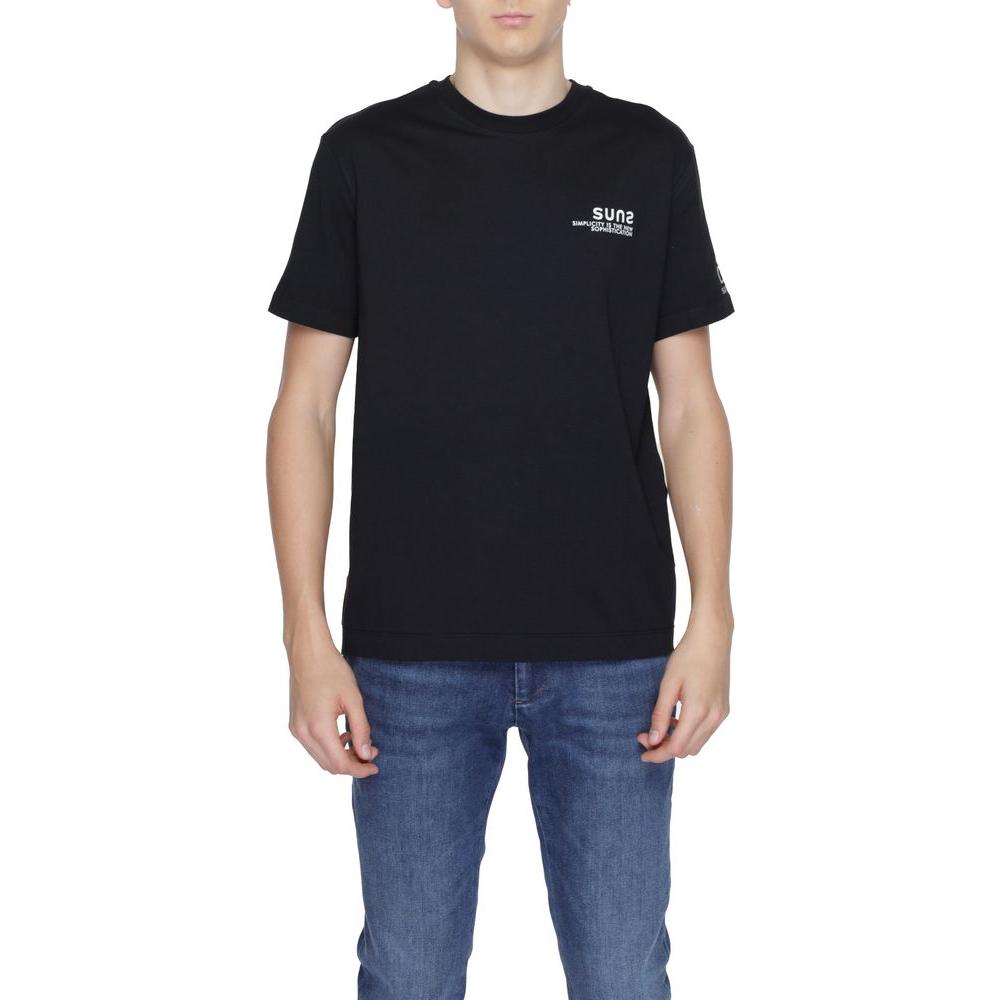 Suns Black Cotton T-Shirt Suns