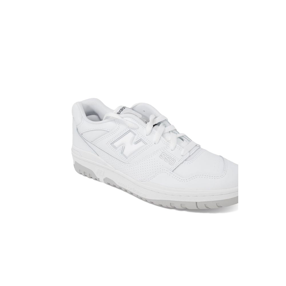 New Balance White Leather Sneaker