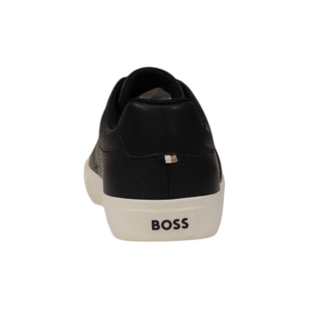 Hugo Boss Black Leather Sneaker Hugo Boss