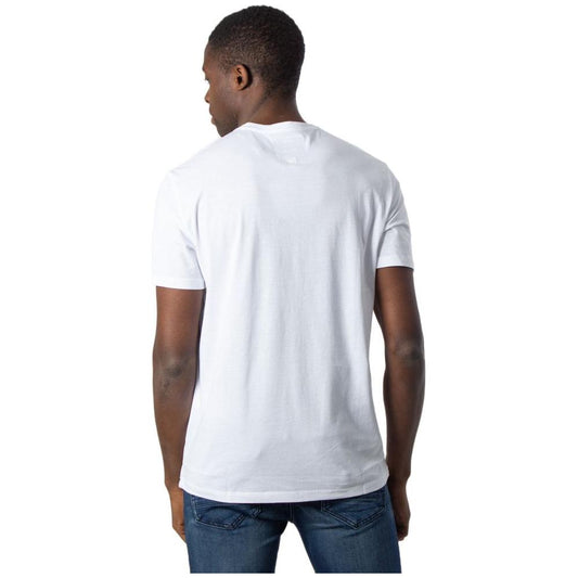 Armani Exchange White Cotton T-Shirt Armani Exchange