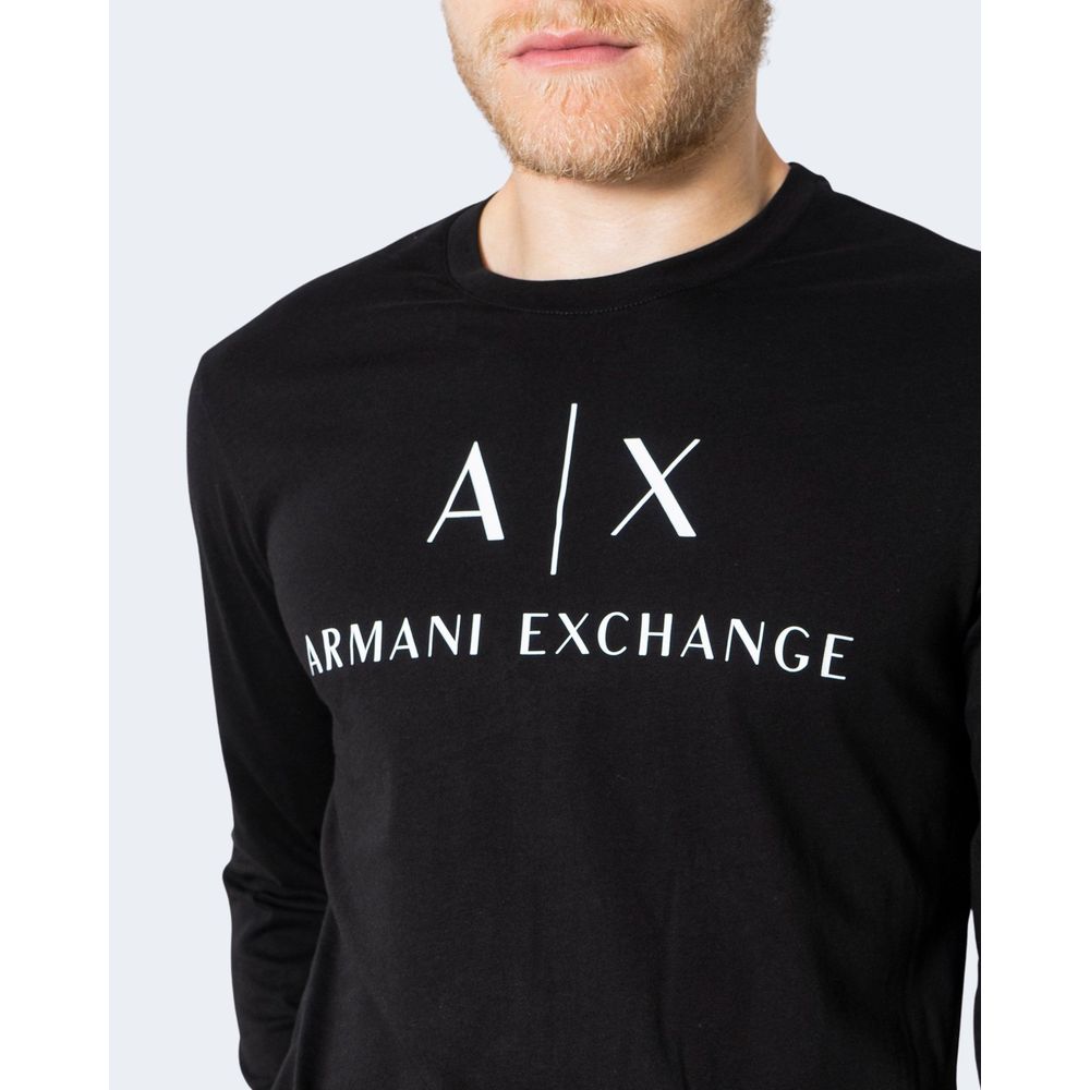 Armani Exchange Black Cotton Shirt Armani Exchange