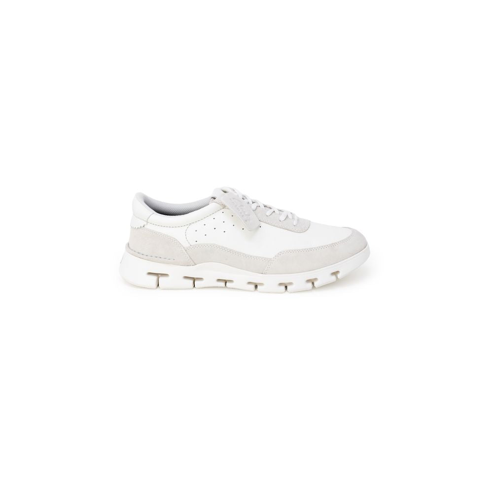 Clarks White Leather Sneaker Clarks