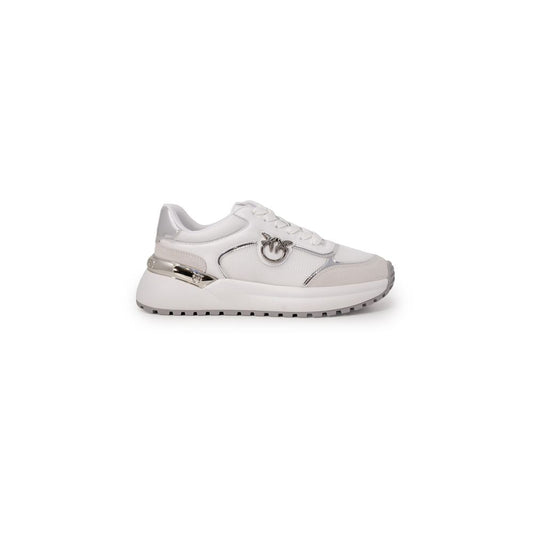 PINKO White Leather Sneaker