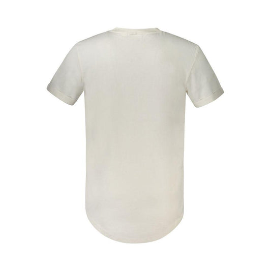 Calvin Klein White Cotton T-Shirt Calvin Klein