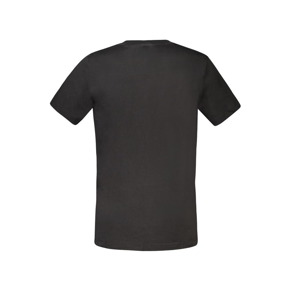 Calvin Klein Black Cotton Men T-Shirt Calvin Klein