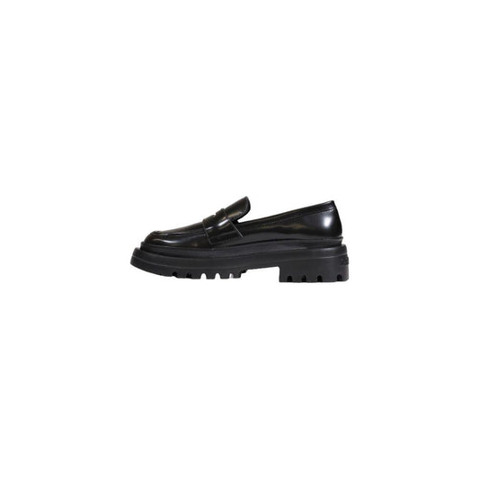 Love Moschino Black Polyethylene Flat Shoe Love Moschino