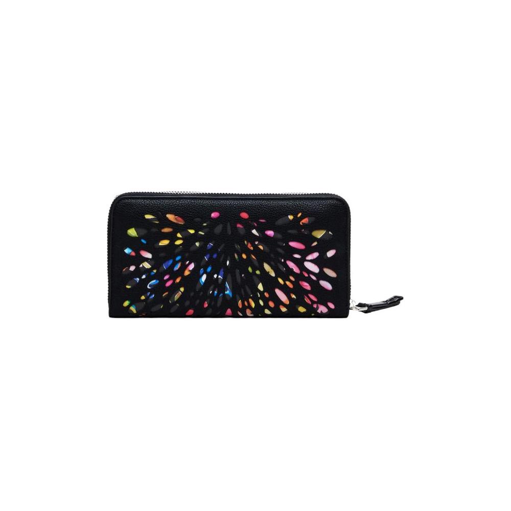 Desigual Black Polyethylene Wallet Desigual