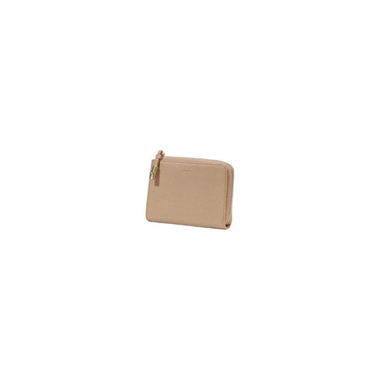 Furla Beige Leather Wallet Furla