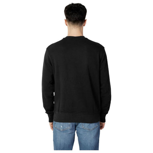 Hugo Boss Black Cotton Sweater Hugo Boss