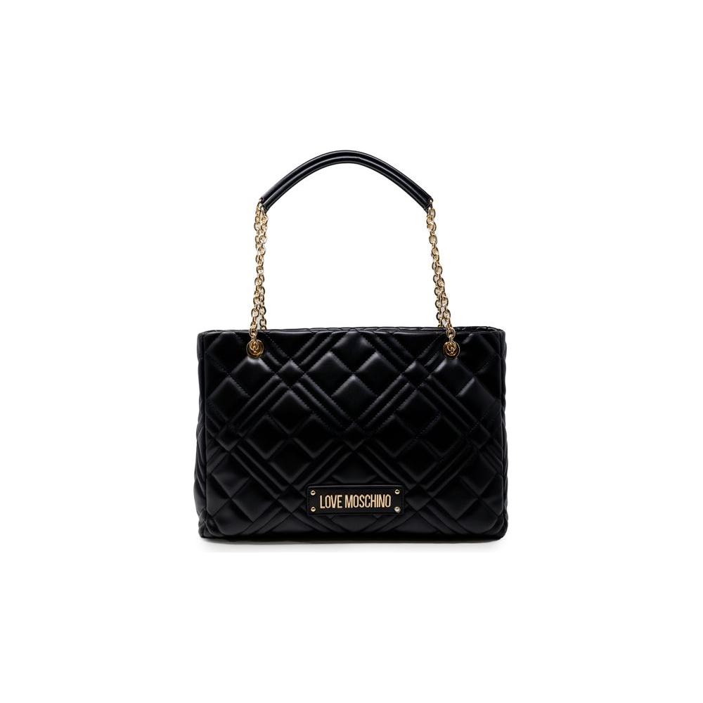 Love Moschino Black Polyethylene Handbag Love Moschino