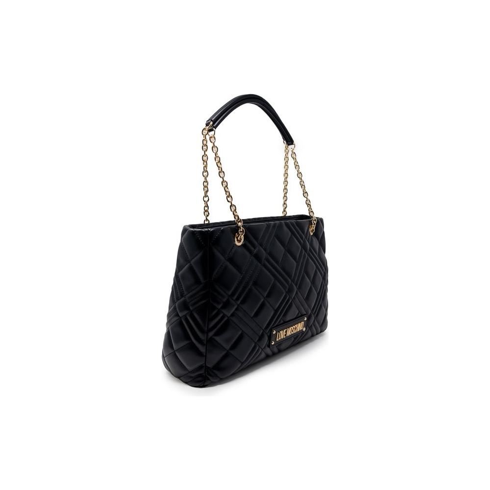 Love Moschino Black Polyethylene Handbag Love Moschino