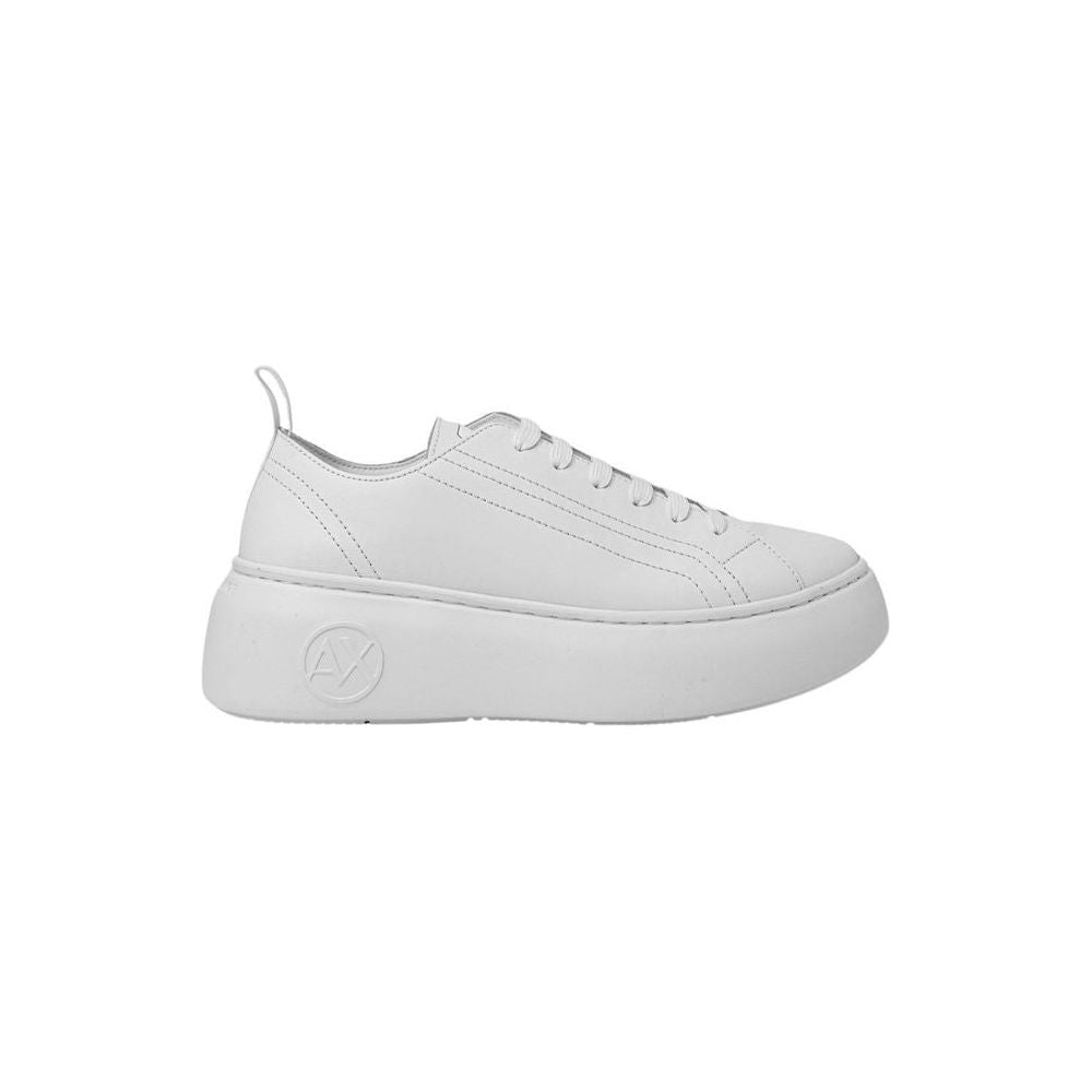 Armani Exchange White Leather Sneaker Armani Exchange