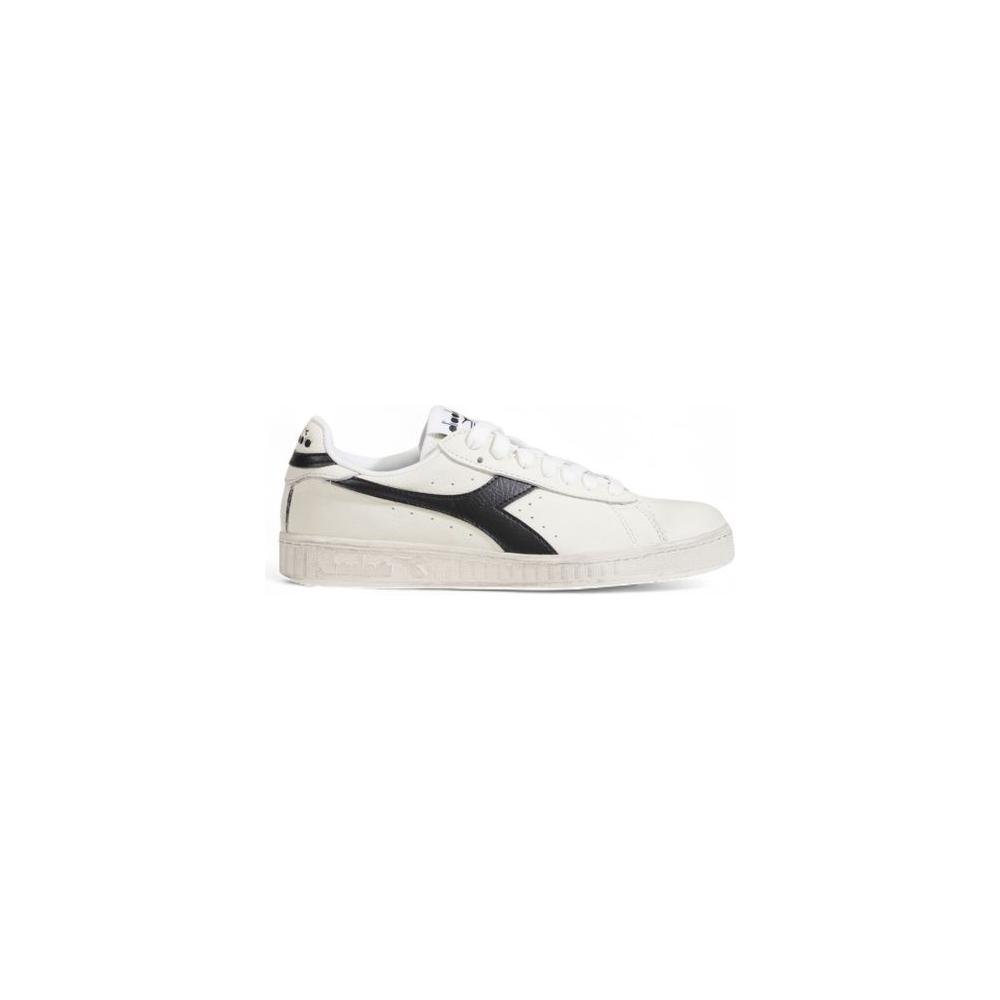 Diadora Black And White Leather Sneaker Diadora