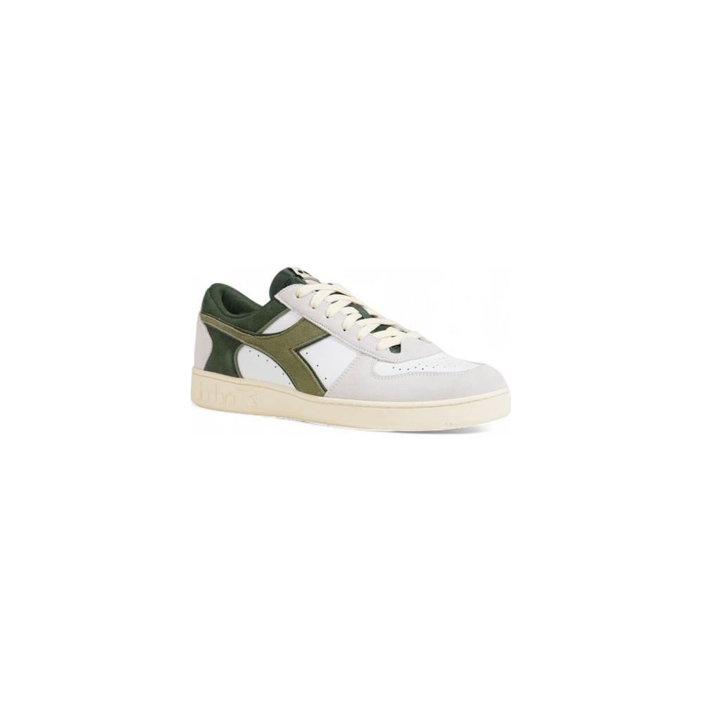 Diadora Green Leather Sneaker Diadora