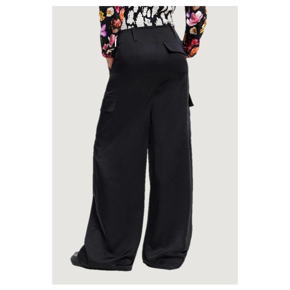 Desigual Black Viscose Jeans & Pant Desigual