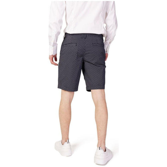 Armani Exchange Blue Cotton Short Armani Exchange