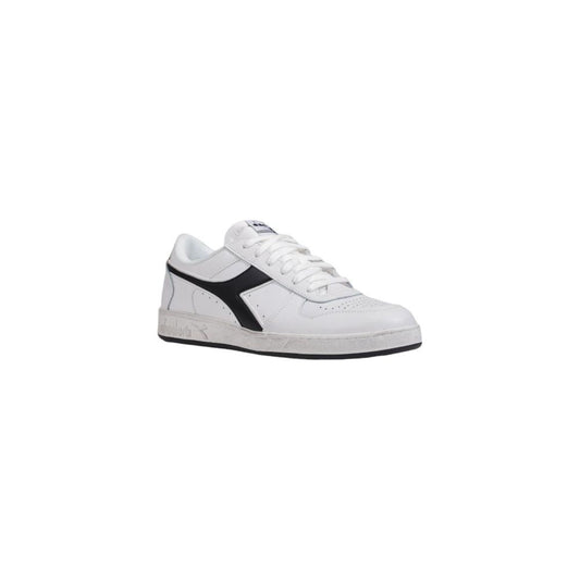 Diadora Black And White Leather Sneaker Diadora