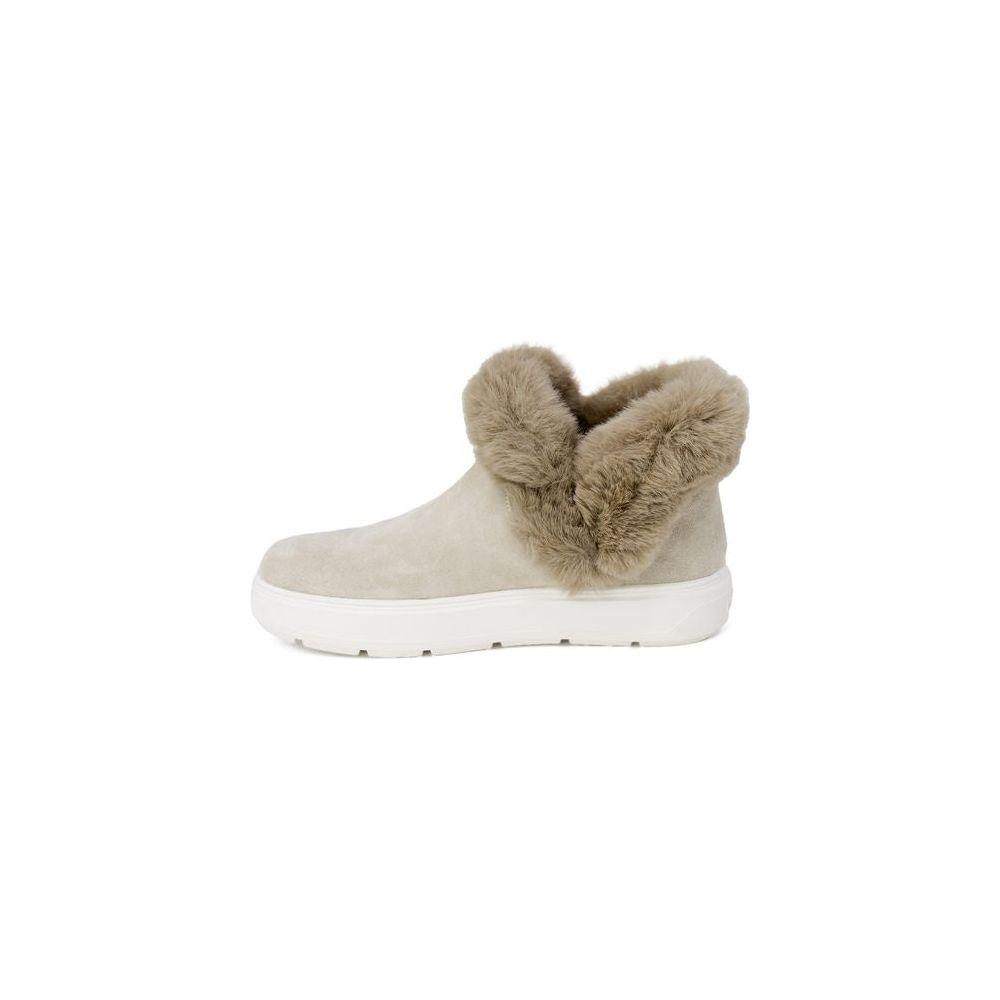 Love Moschino Beige Leather Sneaker Love Moschino