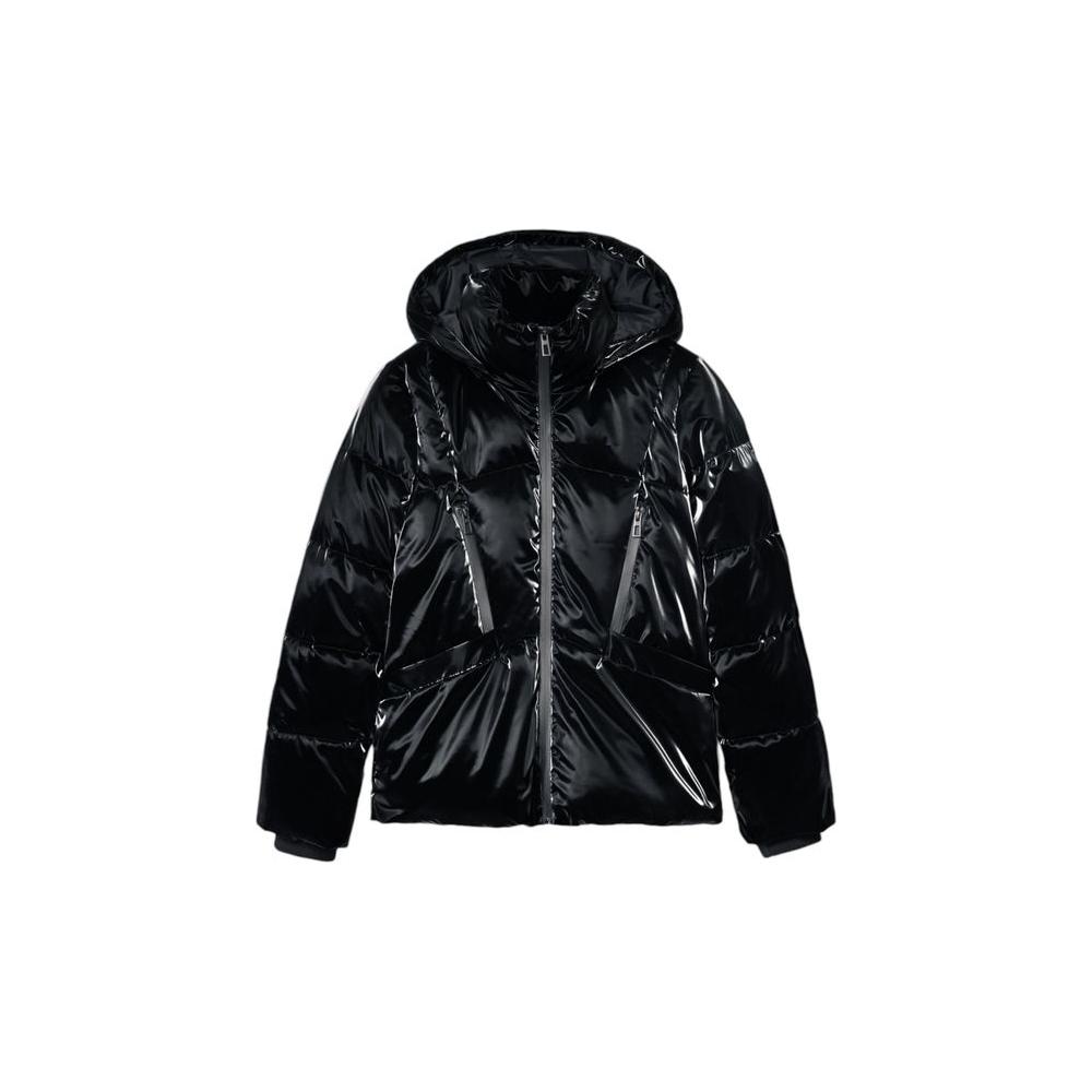 Desigual Black Polyester Jackets & Coat Desigual