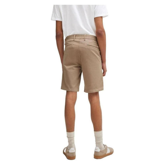 Hugo Boss Beige Cotton Short Hugo Boss